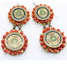 Antique Victorian Coral Earrings