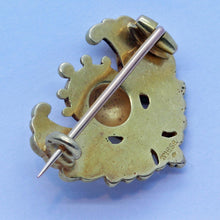 Antique Victorian Brooch Wiese 18k Gold French Head of Angel Signed WIESE (6371)