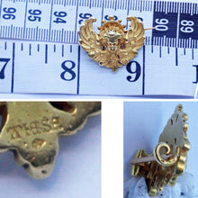 Antique Victorian Brooch Wiese 18k Gold French Head of Angel Signed WIESE (6371)