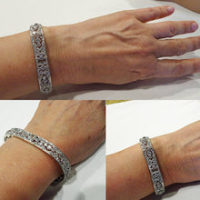Antique Art Deco Bracelet 18k White Gold Diamonds Fab Quality w Appraisal (6494)