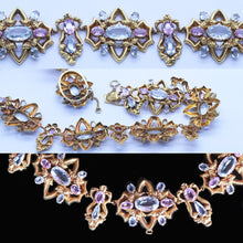 Antique Georgian Victorian Necklace Gold Aquamarine Pink Topaz Appraisal (6495)