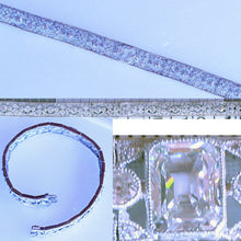 Antique Art Deco Bracelet 18k White Gold Diamonds Fab Quality w Appraisal (6494)