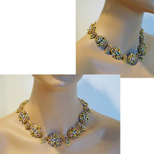 Antique Georgian Victorian Necklace Gold Aquamarine Pink Topaz Appraisal (6495)