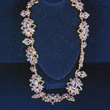 Antique Georgian Victorian Necklace Gold Aquamarine Pink Topaz Appraisal (6495)