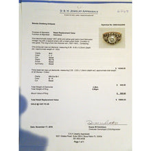 Antique Victorian Diamond Ring Engagement Wedding Ring 14k Gold and Silver (6249)