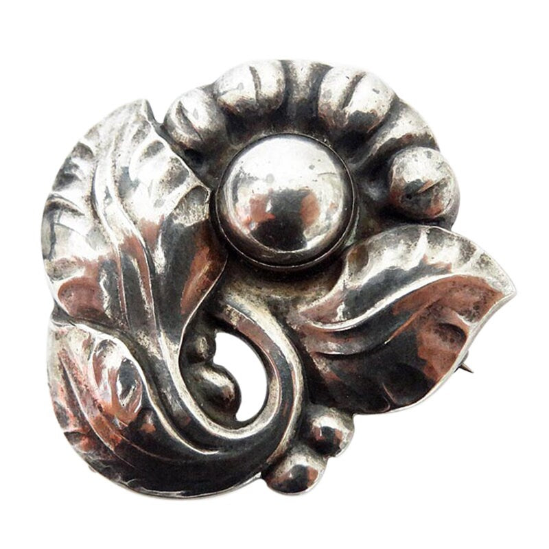 Vintage Georg Jensen Sterling Silver Denmark Brooch Pin Model No71 (5249)