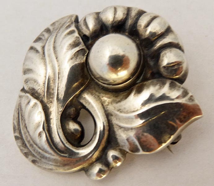 Vintage Georg Jensen Sterling Silver Denmark Brooch Pin Model No71 (5249)