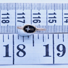 Rosary Ring Antique Reformation Georgian Gold Enamel Cross Prayers Unisex (6532)