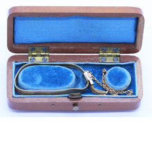 Victorian Child's Jewelry Set Bracelet Ring 14k Gold Enamel Original Box (6603)