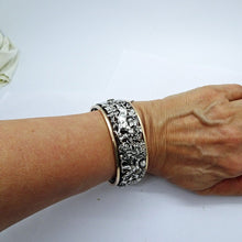 Antique Cuff Bangle Bracelet 18k Gold, Silver French Bacchus Panther Cherub(6561)