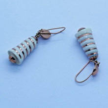 Antique Victorian Earrings Ear Pendants 14K Red Gold Dangle Drops (6600)