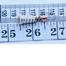 Antique Victorian Earrings Ear Pendants 14K Red Gold Dangle Drops (6600)