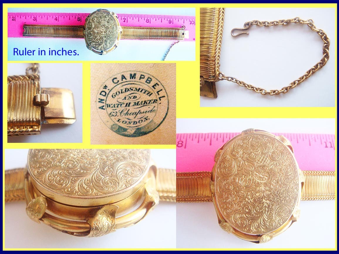 Gold Photo Locket Bracelet