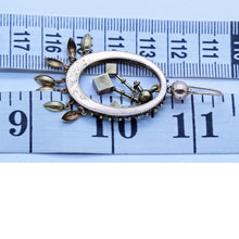 Antique Victorian Earrings Ear Pendants 14k Gold Long Dangling Revival (6692)