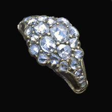 Antique Early Victorian Ring 18k Gold Diamonds London 1845 w Appraisal (6696)