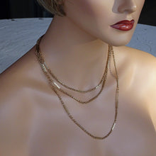 Antique gold Necklace Long Chain Sautoir 15ct English Victorian Jewelry (6682)