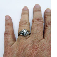 Antique Early Victorian Ring 18k Gold Diamonds London 1845 w Appraisal (6696)