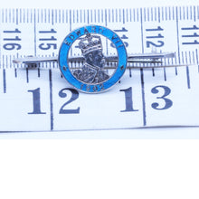 Charles Horner Antique Edward VII Coronation Brooch Silver Enamel 1902 (6732)