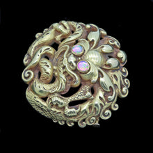 Wiese Brooch 18k Gold Opal Chinese Dragon French  Antique Victorian (5808)