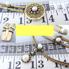 Antique Victorian Necklace Gold Natural Pearls Diamonds French w Appraisal (5841