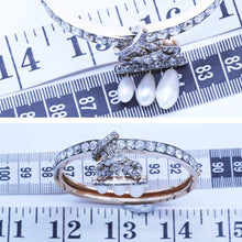 Antique Victorian Bangle Gold Diamonds Natural Pearls w Certificate (6786)