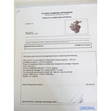 Vintage Tiffany & Co Brooch Pendant 18k Gold Platinum Diamonds French (1274)