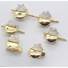 Vintage Retro Cufflinks Buttons Man's Dress Set Diamonds Gold Appraisal (4787)