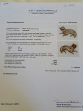 Antique Cat Brooch Gold Diamonds Silver Rubies Belle Epoque w Appraisal (6508)