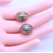 Antique Victorian Carriage Covers Coach Covers for Earrings 14k Gold  (6856)