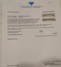 Antique Victorian Edwardian Bracelet 18k Gold Sapphires and Spinels (6857)