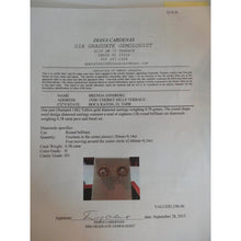 Vintage Retro Pop Earrings Gold Diamond Flower Kinetic w Appraisal (5913)