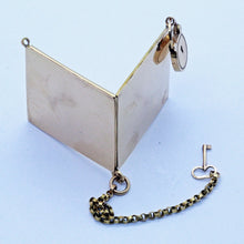 Antique Georgian Picture Locket Pendant Fob w Lock, Key 18k Gold Unisex (6876)