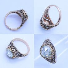 Antique Ring Rose Cut Diamond 2.48ct 14k Gold Engagement Ring w Appraisal (6881)