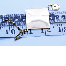 Antique Georgian Picture Locket Pendant Fob w Lock, Key 18k Gold Unisex (6876)