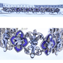 Antique Bracelet Gold Silver Enamel Pearls Signed Froment-Meurice c1850 (6893)