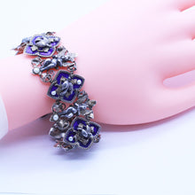 Antique Bracelet Gold Silver Enamel Pearls Signed Froment-Meurice c1850 (6893)