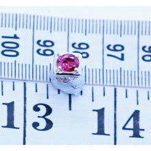 Burmese Ruby Earrings Ear Studs in 18k white Gold w Independent Appraisal (4905)