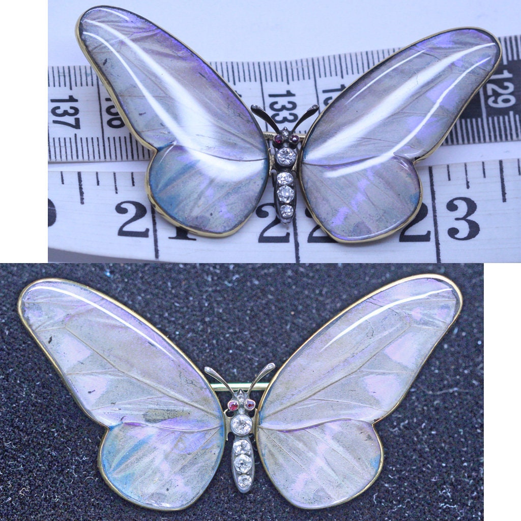 Abalone and Silver Clasp Purple Butterfly Bracelet