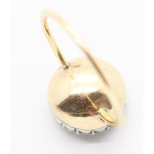 Antique Georgian French Ring 18k Gold Silver Citrine Diamonds c1800 (6234)