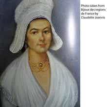 Antique Georgian Necklace 18k Gold Swags Engraved Enamel Plaques French (6895)