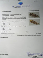 Antique Georgian Brooch Pendant Gold Diamonds Floral En Tremblant (6936)