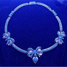 Antique Victorian Necklace Locket 14k Gold Turquoise Heart Bows England (6937)