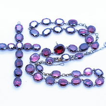 Georgian Necklace Pendant Detachable Cross Crucifix 15k Gold Garnet (6580)