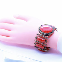 Antique Georgian Bracelet Bangle 18k Gold Carnelian French Charles X (6950)