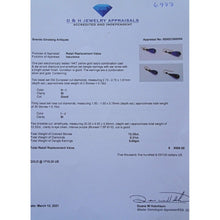 Antique Edwardian Earrings Ear Pendants Gold Amethysts Diamonds w Appraisal(6977)