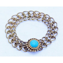 Antique Georgian Ring 18k Gold Turquoise Romantic Rare Form Granules Flower(6982)