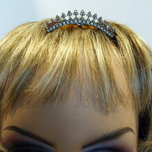 Victorian Hair Combs Brooches Tiara Antique Gold Diamonds Silver Set Paris (6544)