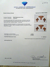 Antique Georgian Earrings Brooch Set Gold Emeralds Detachable Iberian (6997)