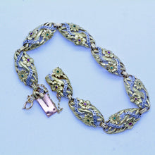 Antique French Nouveau Bracelet Bangle 18k Gold Diamonds Rubies Emeralds (7040)