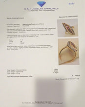 Antique Victorian Ring Rubies Diamonds 18k Gold Silver French Napoleon III(7034)